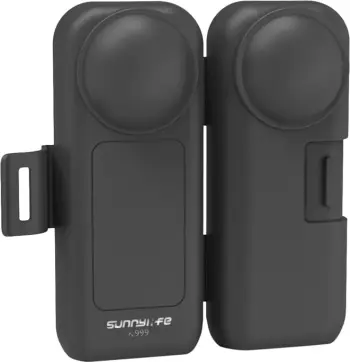 Mbështjellës dore për kamerë, Sunnylife X5-K999, për Insta360 X5/X4, mbrojtje lente + ekran, fund i hapur, me rrip dore