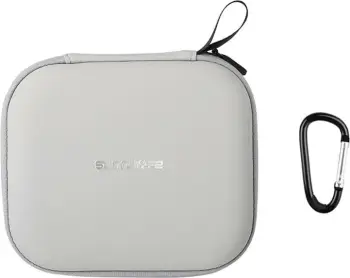 Çantë mbrojtëse, Sunnylife, NE-B862-GY për DJI Neo, PU lëkurë + EVA, 175×156×67 mm, 163 g, gri