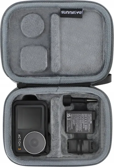 Këllëf SunnyLife OA3-B510-D për DJI Osmo Action 3, rezistent ndaj ujit, gri e errët - 3