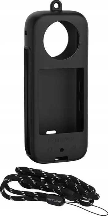 Mbulesë silikoni SunnyLife për Insta360 X3 IST-BHT504-D, me rrip, e zezë