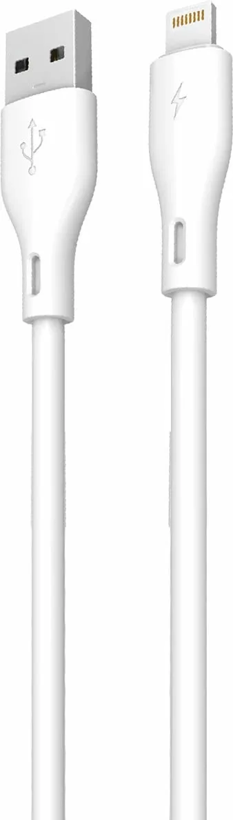 Kabllo Dudao USB A - Lightning (52134), 1m, e bardhë - 1