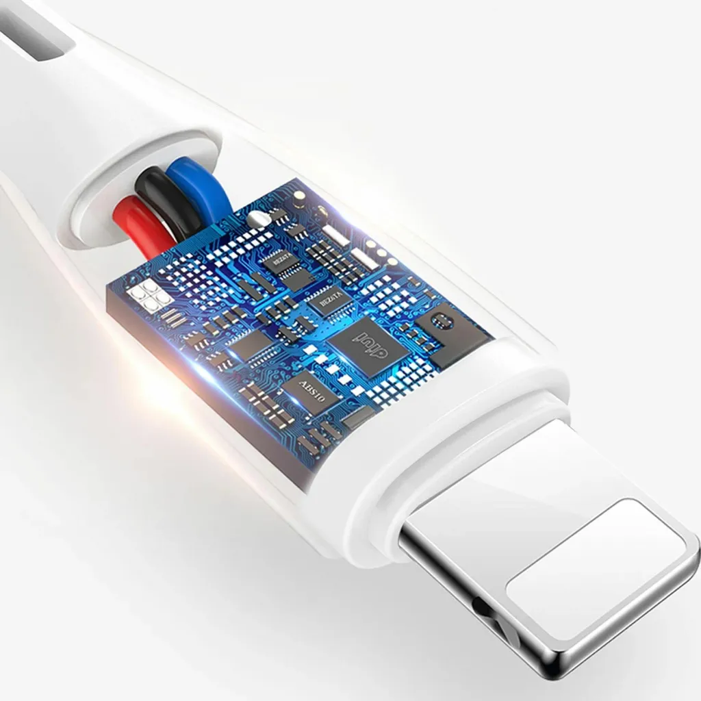 Kabllo Dudao USB A - Lightning (52134), 1m, e bardhë - 2