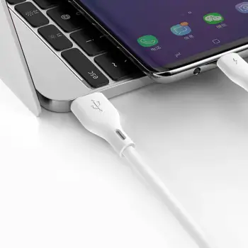 Kabllo Dudao USB A - USB (52143), 1m, e bardhë