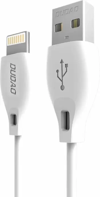 Kabllo Dudao USB-A - Lightning USB, 1m, e bardhë