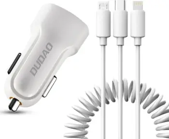 Karikues Dudao R7, 2x USB-A, 2.4A, i zi