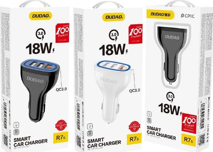 Karikues për veturë Dudao R7S Charger 3x USB-A 3A - 11