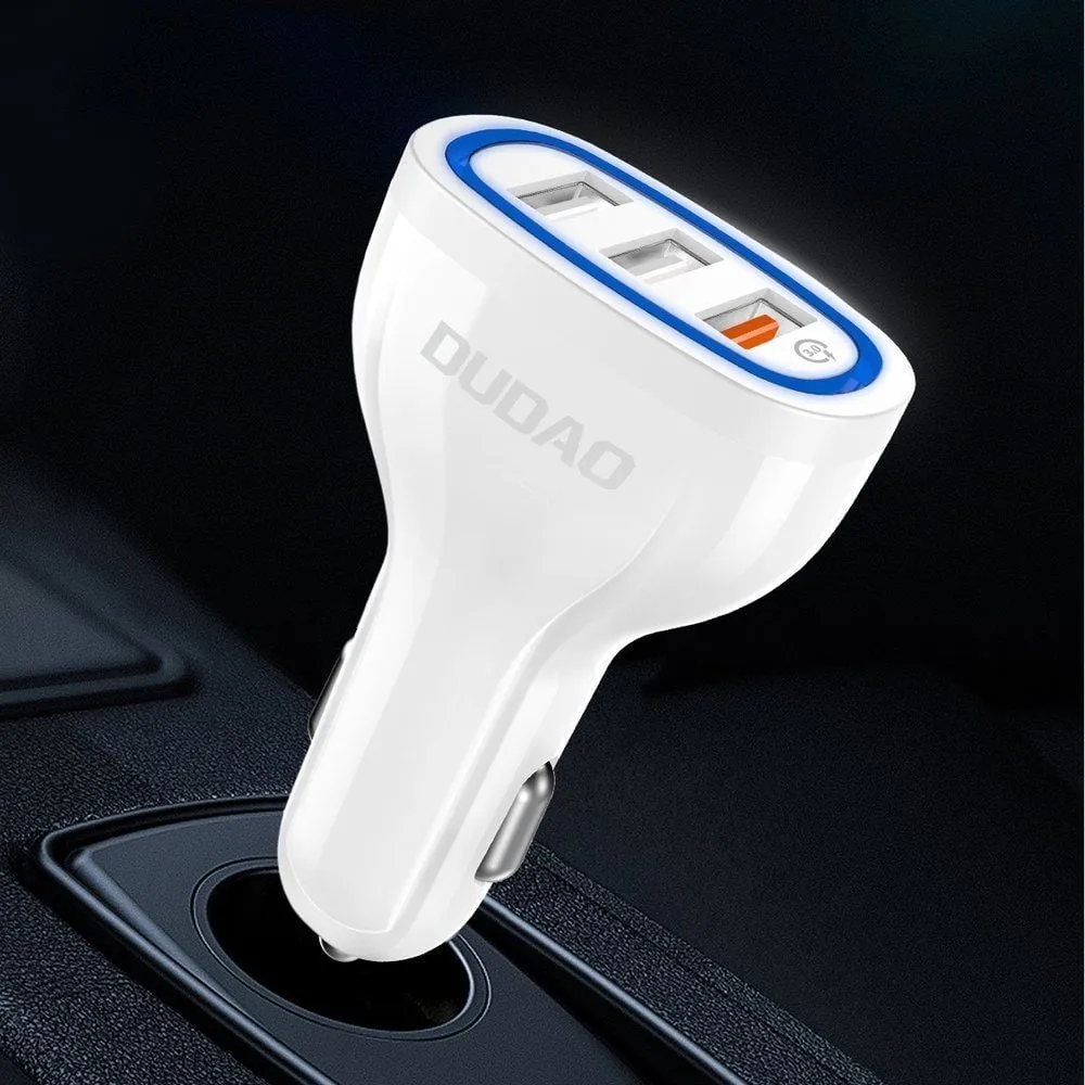 Karikues për veturë Dudao R7S Charger 3x USB-A 3A - 5