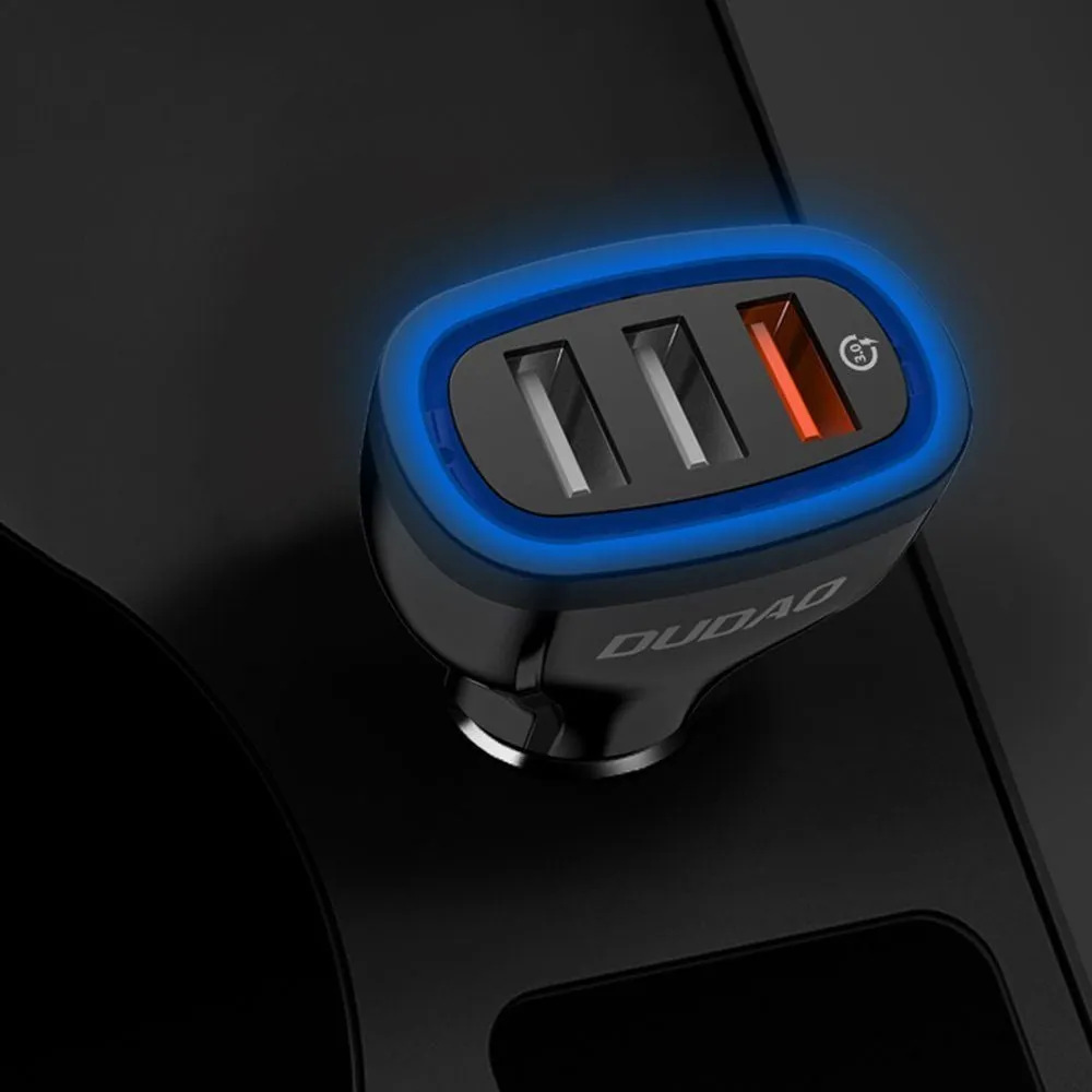 Karikues për veturë Dudao R7S Charger 3x USB-A 3A - 9