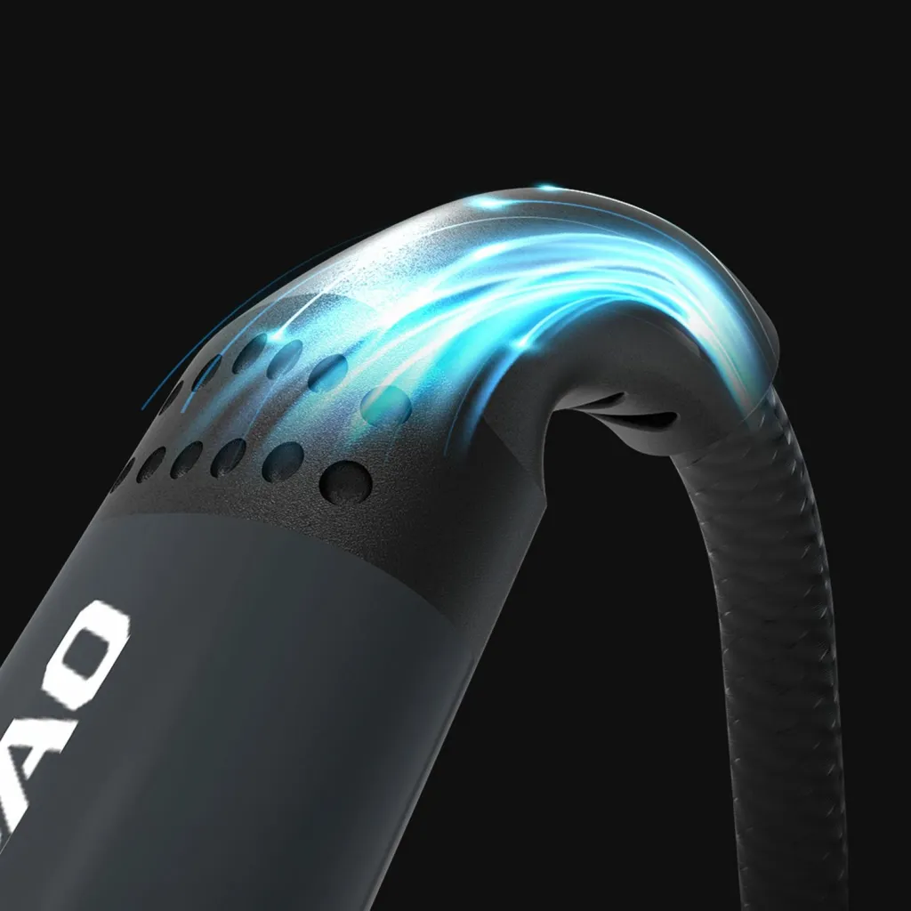 Kabllo USB-C në USB-C Dudao L3CC, 2m, 60W, najlon, e zezë - 5