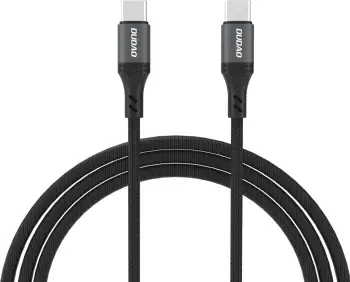 Kabllo USB-C në USB-C Dudao L3CC, 2m, 60W, najlon, e zezë