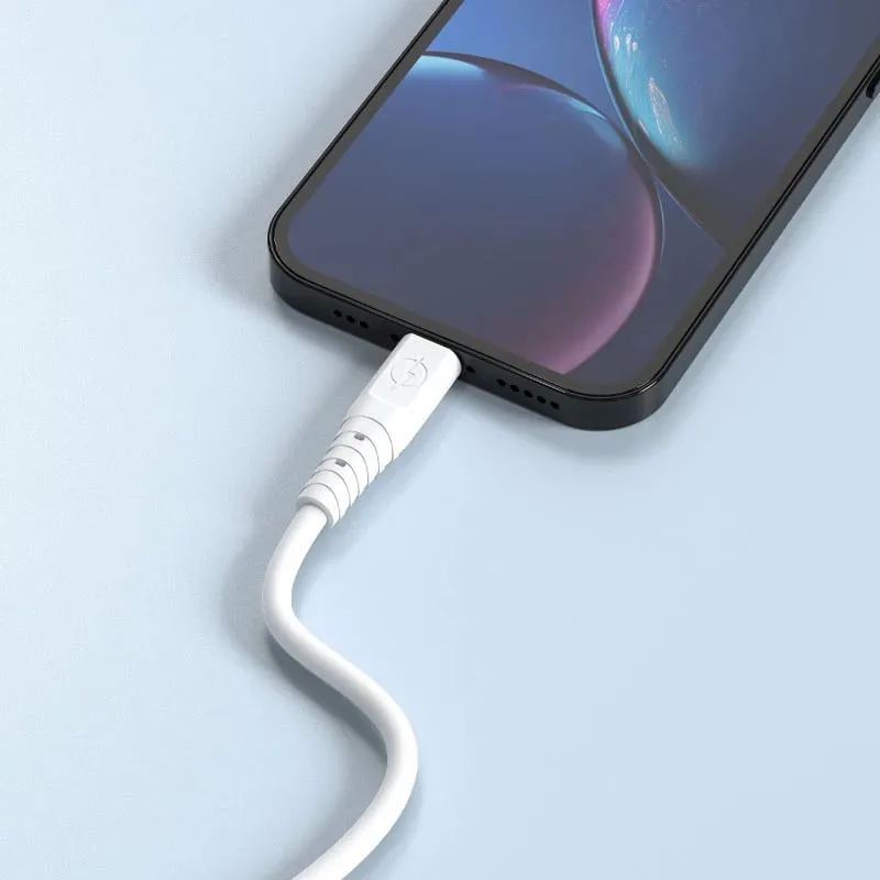 Kabllo USB Dudao USB A në USB C, 1 m, 6A, e bardhë - 3