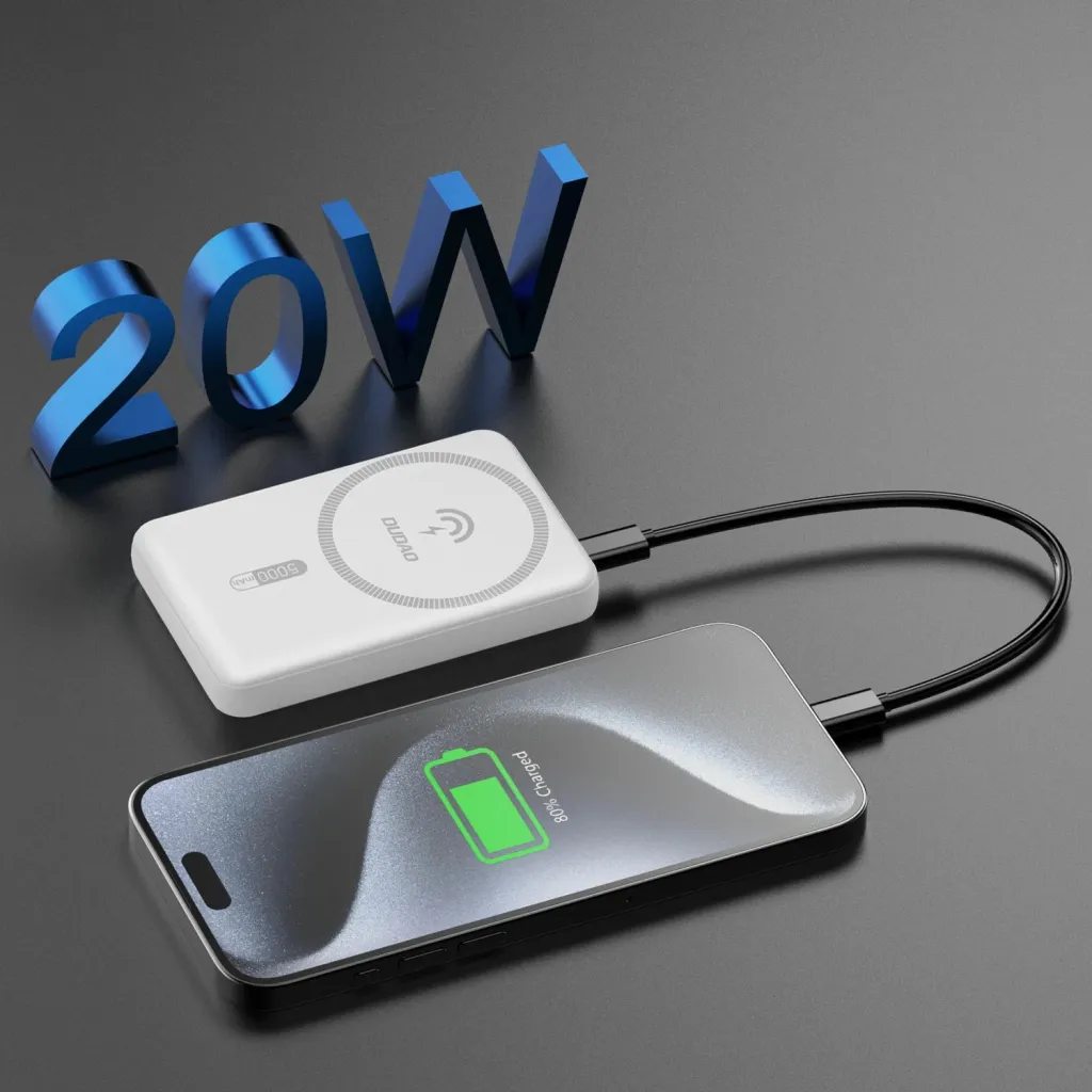 Powerbank Dudao K14S, 5000mAh, MagSafe, i zi - 4