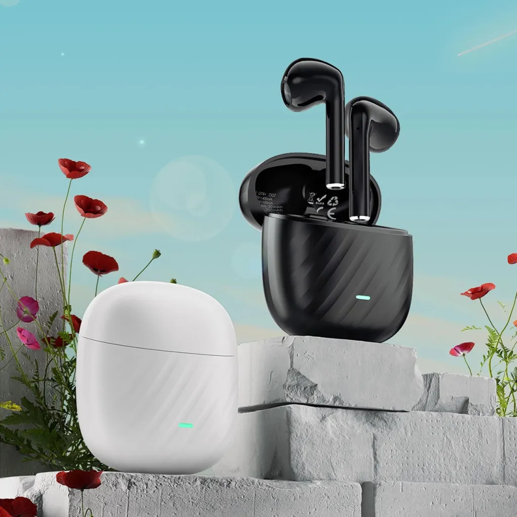 Kufje Dudao U14+ TWS, wireless, Bluetooth 5.3, USB-C, e zezë - 3