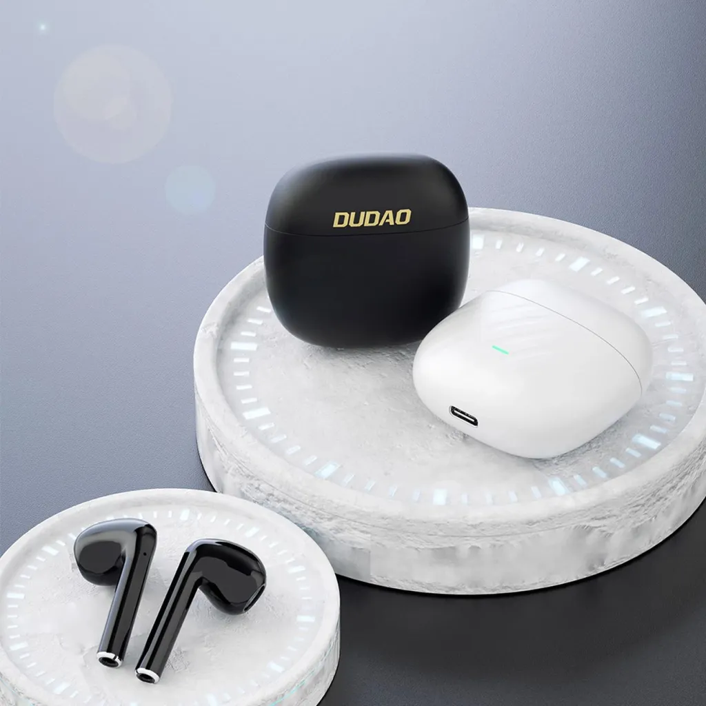 Kufje Dudao U14+ TWS, wireless, Bluetooth 5.3, USB-C, e zezë - 4