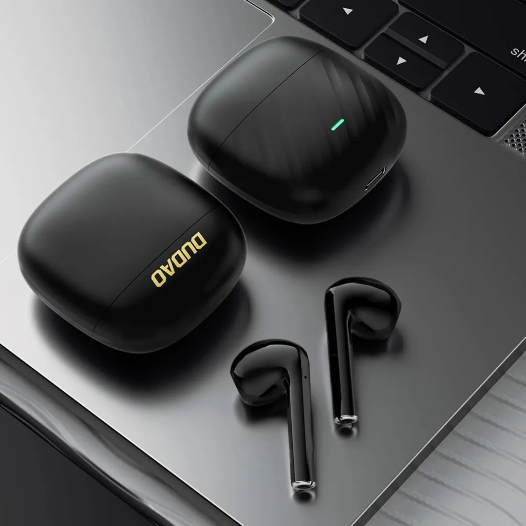 Kufje Dudao U14+ TWS, wireless, Bluetooth 5.3, USB-C, e zezë - 5
