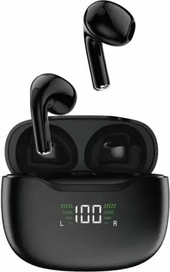 Kufje wireless Dudao U15N, Bluetooth 5.1, kuti karikimi me ekran LED, të zeza