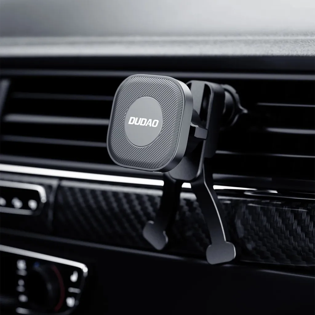 Mbajtëse magnetike për veturë Dudao F6Pro, për grilë ajri, rrotullim 360°, e zezë - 7