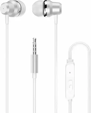 Kufje in-ear Dudao X10 Pro, me mikrofon, mini jack 3.5 mm, të bardha