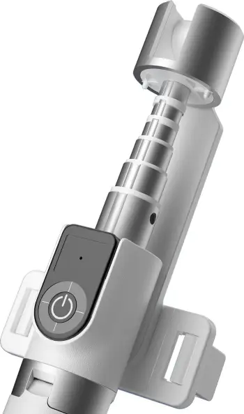 Selfie stick Dudao F18W me tripod, Bluetooth, i bardhë