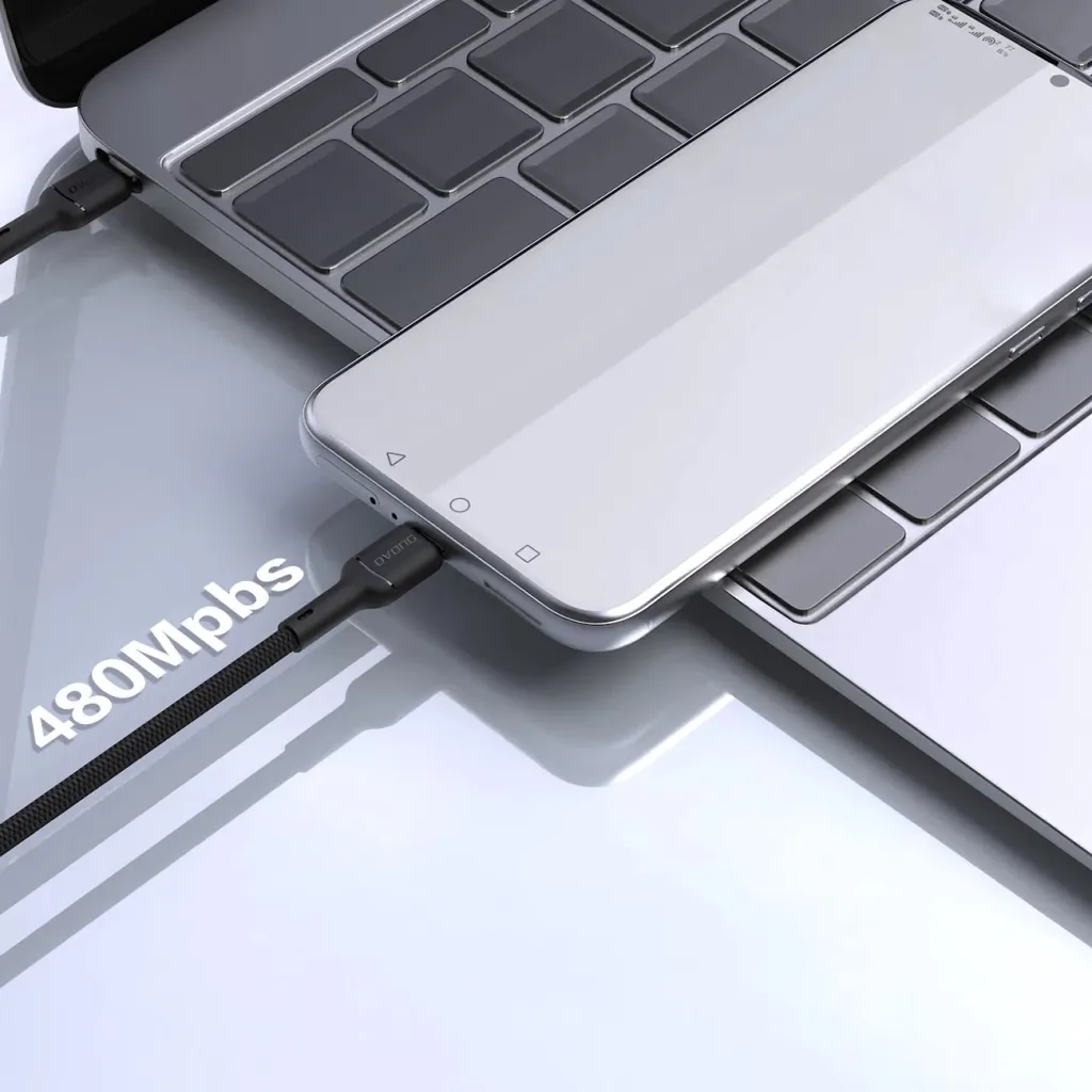 Kabllo USB C Dudao L9C, USB C në USB C, 65W, 2m, e zezë - 5
