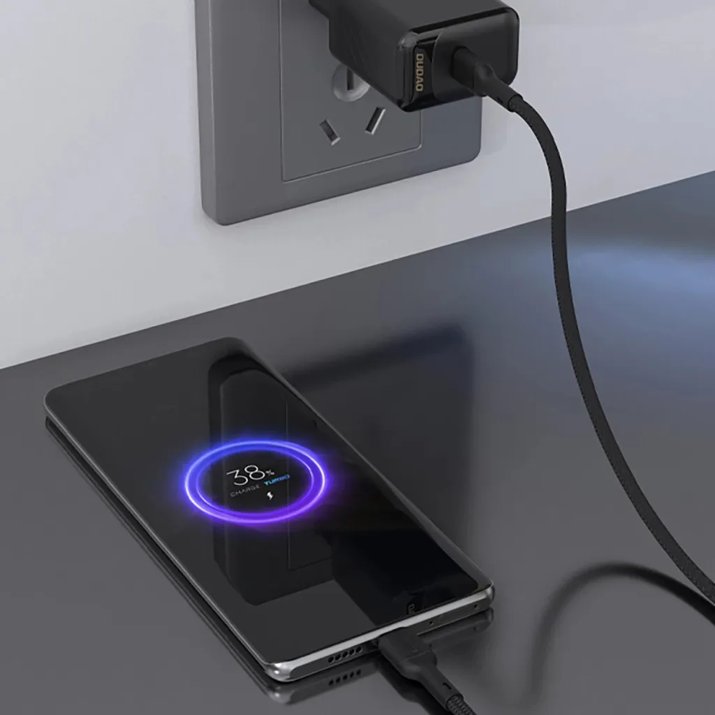 Kabllo USB C Dudao L9C, USB C në USB C, 65W, 2m, e zezë - 7
