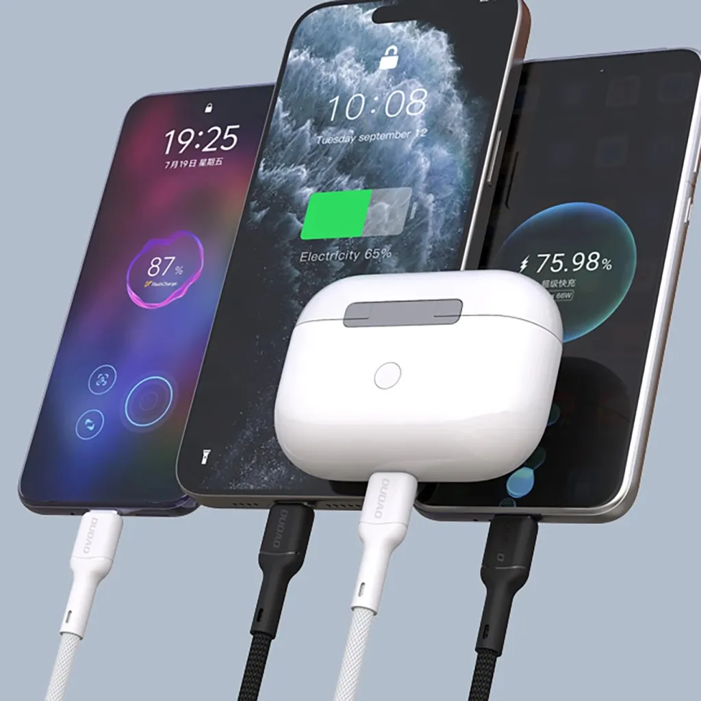 Kabllo USB C Dudao L9C, USB C në USB C, 65W, 2m, e zezë - 8