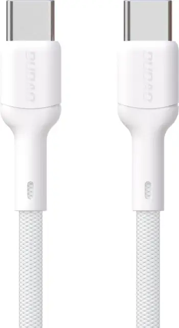 Kabllo USB C Dudao L9C, USB C në USB C, 2m, 65W, e bardhë