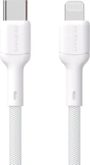 Kabllo Dudao L9X, USB-C në Lightning, 2m, 30W, e bardhë