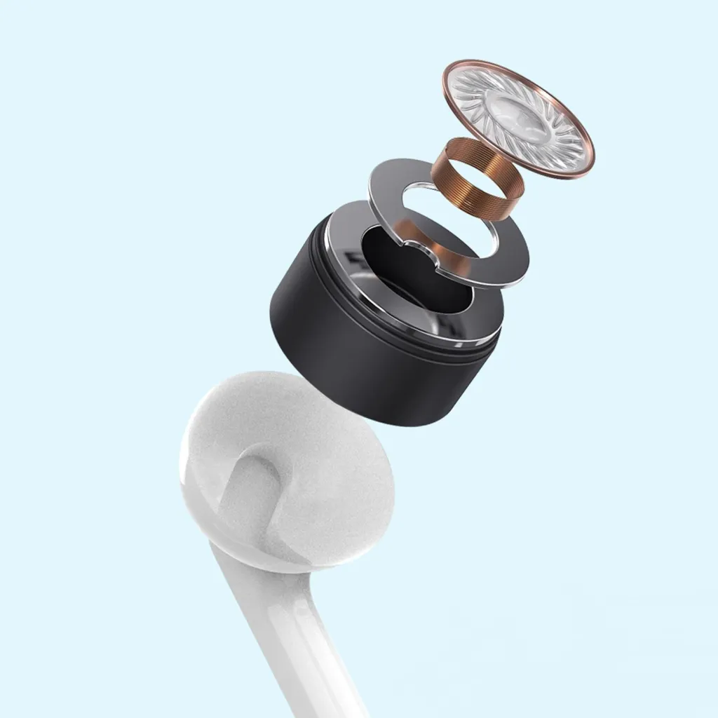 Kufje in ear Dudao X3C, USB C, 1.2 m, të bardha - 4