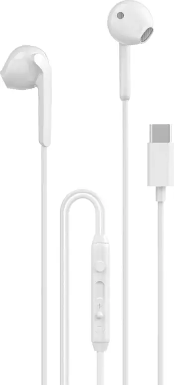 Kufje in ear Dudao X3C, USB C, 1.2 m, të bardha