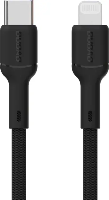 Kabllo USB Dudao L9X, USB C në Lightning, 2m, 30W, e zezë