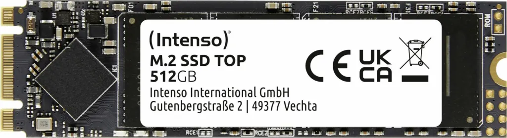 Disk SSD Intenso Top, 512GB, M.2 2280 SATA III - 3