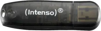 USB Intenso Rainbow Line 16 GB, USB Type-A, 2.0, e zezë