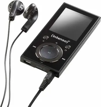 player MP3/MP4 Intenso Video Scooter BT 16GB, Bluetooth 5.0, ekran 1.8\" LCD, i zi, set me microSD 16GB + kufje + kabllo USB