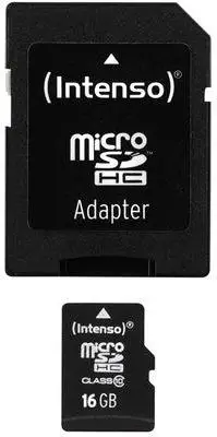 Kartë memorie MicroSDHC Intenso (3413470), klasa 10, 16 GB