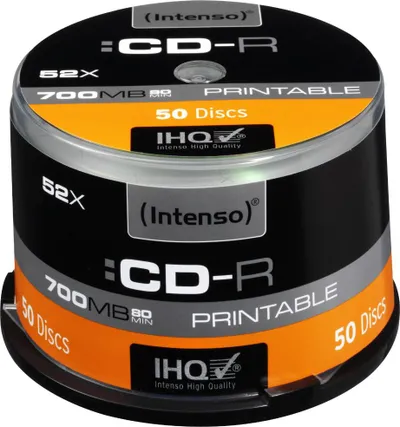 Disk Intenso CD-R 700 MB 52x, 50 copë - 1