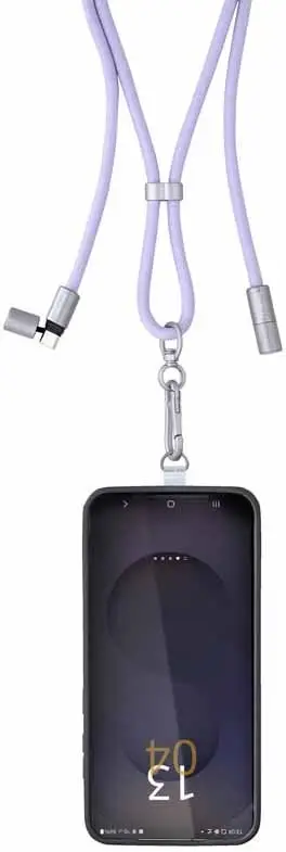Varëse telefoni Intenso, USB C në USB C, 1.65m, 60W, vjollcë
