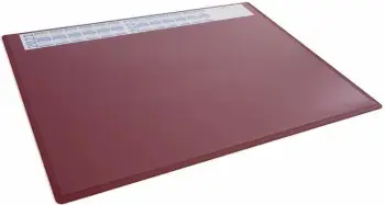 Nënshtrat tavoline Durable Calendar Desk Mat, 65x50cm, i kuq