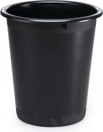 Kosh plehrash Durable 1701572221 N, 13L, plastikë, i zi