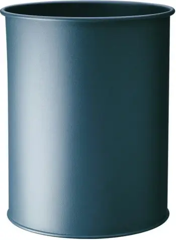Kosh mbeturinash Durable Metal 15L, metal, gri e errët