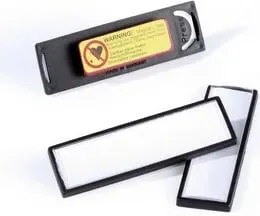 Emërtues magnetik Durable Clip-Card 17x67mm 25 copë, zi - 2