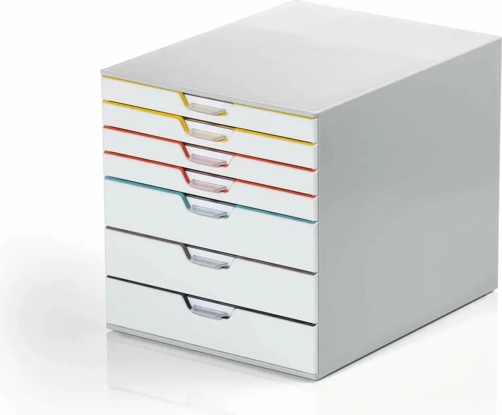 Njesi me sirtarë Durable VARICOLOR MIX 7, 7 sirtarë, plastikë, shumëngjyrëshe - 3