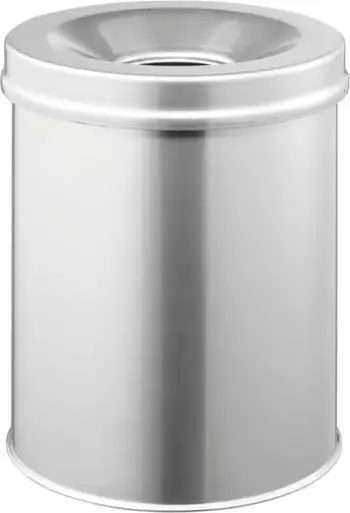 Kosh për mbeturina Durable, 15L, i argjendtë