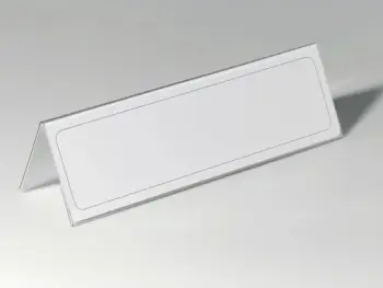 Mbajtës etiketa Durable 8053-19, 25 copë, transparent, 297x105mm