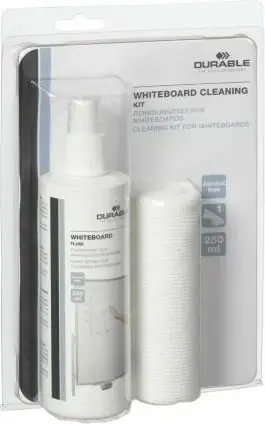 Set pastrimi tabelash Durable Whiteboard Cleaning Kit, sprej 250ml, leckë mikrofibër