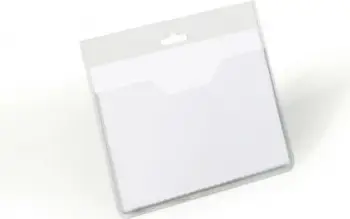 Mbajtëse kartelash Durable 6x9cm, 20 copë, transparent