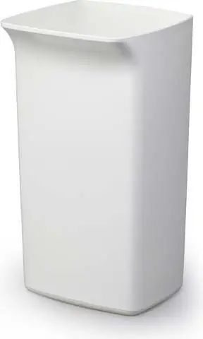 Kosh mbeturinash Durable 1800798010, 40L, plastikë, i bardhë