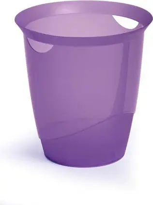 Koshi mbeturinash Durable Trend, 16L, plastike, vjollcë