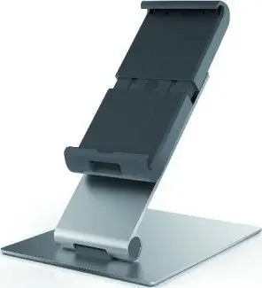 Mbajtëse tavoline për tablet Durable XL 8937-23, për 7" deri 13", metalike, e argjendtë