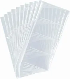 Mbajtëse kartash Durable Visifix, 10 copë, transparente (2387-19) - 1
